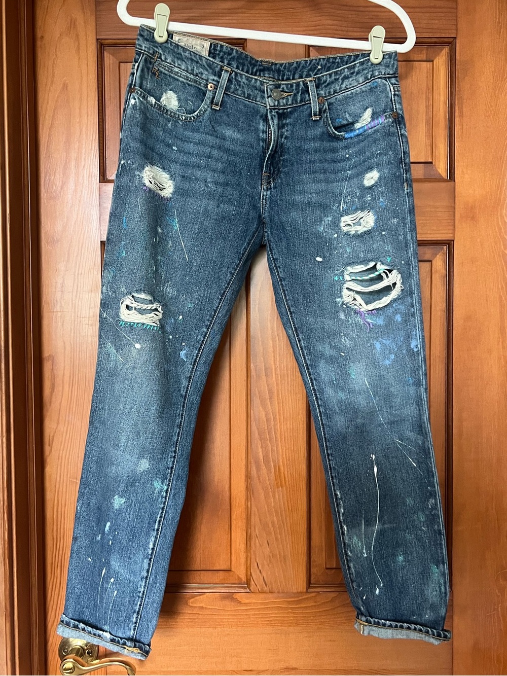 POLO RALPH LAUREN Astor Slim Boyfriend Jean in Size 27 - Distressed